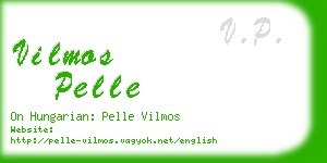 vilmos pelle business card